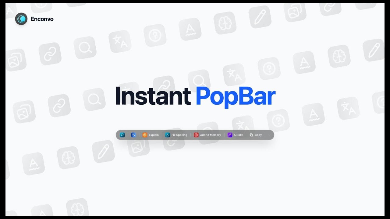 Instant PopBar