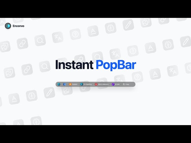 Instant PopBar