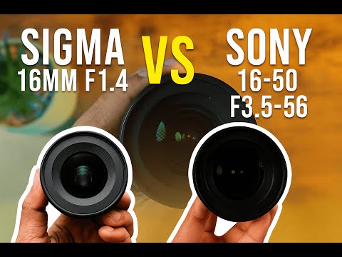 Don’t Buy a Lens Before Watching This! Sigma 16mm vs Sony 16-50 Comparison #sigma16mmf14 #sonyzve10