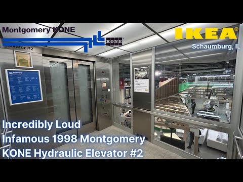 Incredibly Loud & Lovely 1998 Montgomery KONE Hydraulic Elevator 2 | IKEA | Schaumburg, IL