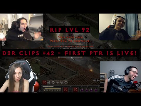 D2R CLIPS #42 - PTR GEAR FAIL, LVL 92 RIP, MYSTERY OF THE LOST ANNI, ALKOR RUINS SPEEDRUN & MORE!