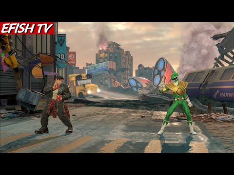Ryu vs Green Ranger Tommy Oliver - Power Rangers: Battle for the Grid