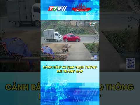 Cảnh báo tai nạn giao thông khi thắng gấp #Shorts