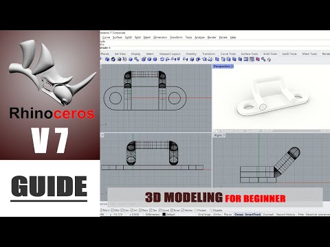 Rhino 7 3D Modeling Guide Basic Tutorial For Beginner