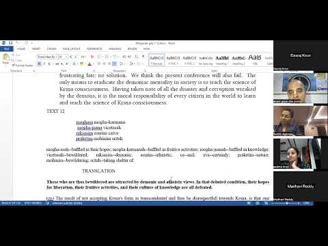 Session 60 Bhagavadgita HG Ananta Gopa Prj Prj Bhakti Shastri Gachibowli Satsang 02 Feb 24 mp4