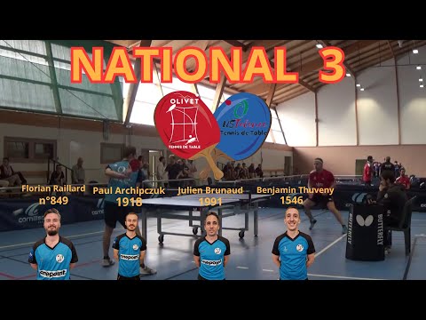 Best Of US Talence TT 1 - USM TT Olivet 2 Nationale 3 23/09/2023