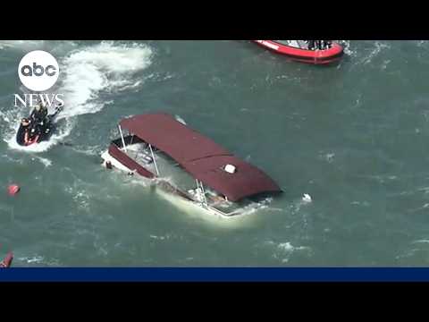 Urgent rescues after boat sinks off San Francisco’s infamous Alcatraz Island
