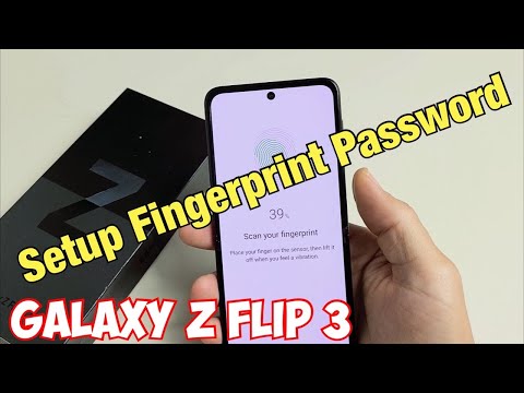 Galaxy Z Flip 3 How to Insert SIM Card Check Mobile Settings
