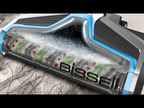 Plaunantis dulkių siurblys - šluota Bissell CrossWave PetPro / BISS10077 video