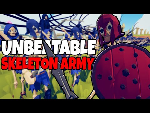 Can Scot DESTROY my Huge SKELETON ARMY!? - Totally Accurate Battle Simulator Multiplayer
