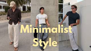 How to Dress in a Minimalist Style (Everything You Need as a Man)