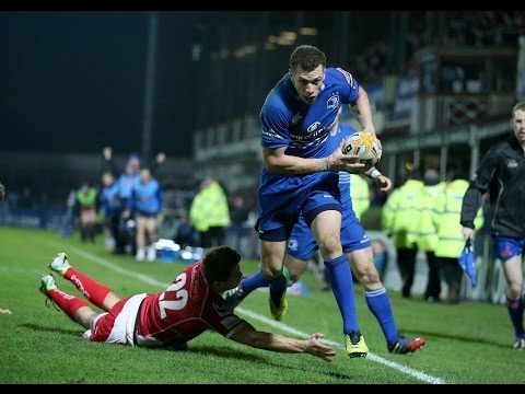 Zane Kirchner 1st Try for Leinster - Leinster v Scarlets - Sat 30th Nov 2013