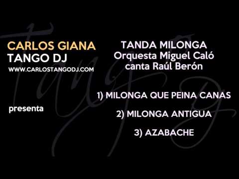 Tanda MILONGA - MIGUEL CALO / RAUL BERON - MILONGA QUE PEINA CANAS