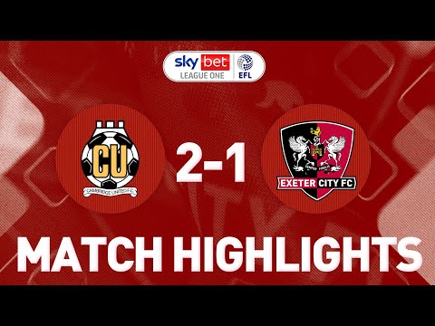 HIGHLIGHTS: Cambridge United 2 Exeter City 1 (13/8/22) EFL Sky Bet League One