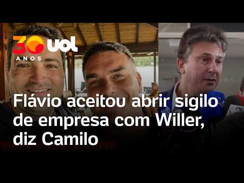 Flávio aceitou abrir sigilo de empresa com Willer, investigado por fraude no INSS, diz Camilo