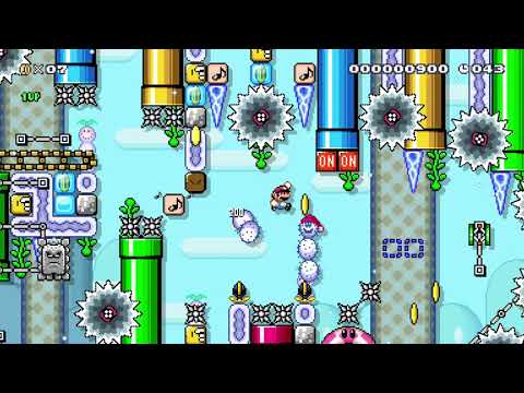 [50s Auto] 🡒 Winter Wonderland ♪ by Eevee EV 🍄 Super Mario Maker 2 #amb