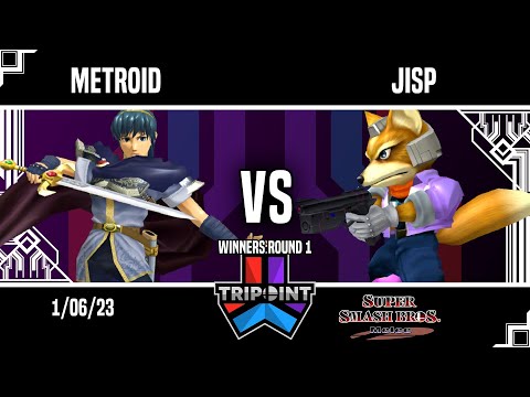 Tripoint Smash 174 - Winners Round 1 - metroid(Marth) Vs. Jisp(Fox)