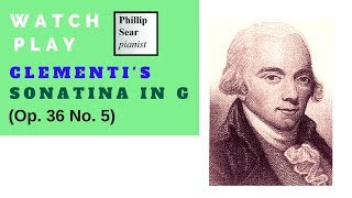 Muzio Clementi : Sonatina in G, Op. 36 No. 5