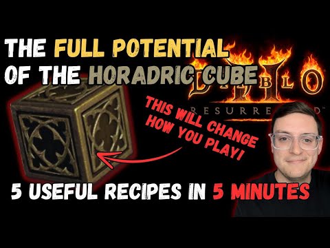 5 Horadric Cube Recipes Everyone Should Be Using DAILY (Explained With Use Cases)
