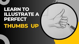 How to draw a Thumbs up Hand step by step Easy | Thumbs up Drawing Tutorial | Basic Drawing Lessons