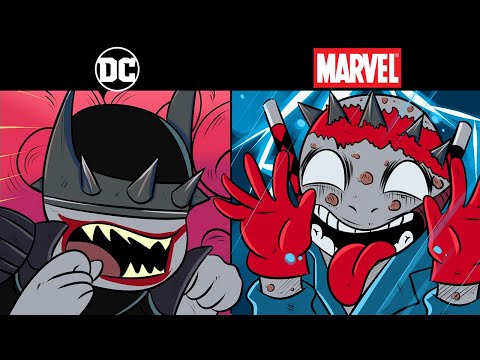 DEADPOOL QUE RI PROVOCA BATMAN QUE RI | Marvel vs DC