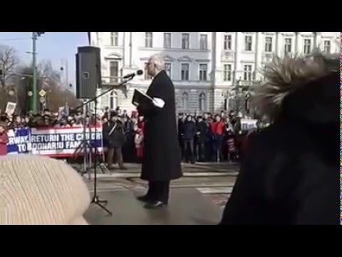 Viorel Iuga discurs cu ocazia protestului de la Ara