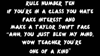 &quot;HIGH SCHOOL: THE RAP&quot; LYRIC VIDEO - Shane Dawson [Official]