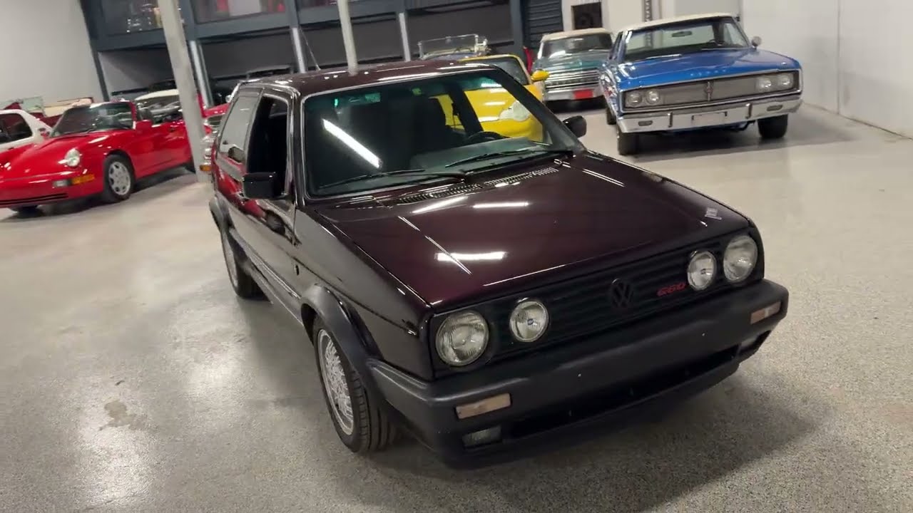 Euro 1990 Volkswagen Golf GTI G60 Edition One Wolfsburg Edition 5-Speed Manual