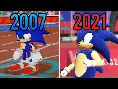 Evolution Of Sonic the Hedgehog At The Olympic Games (2007 - 2021)