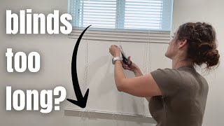 How to Shorten Mini-Blinds Without Ruining Them