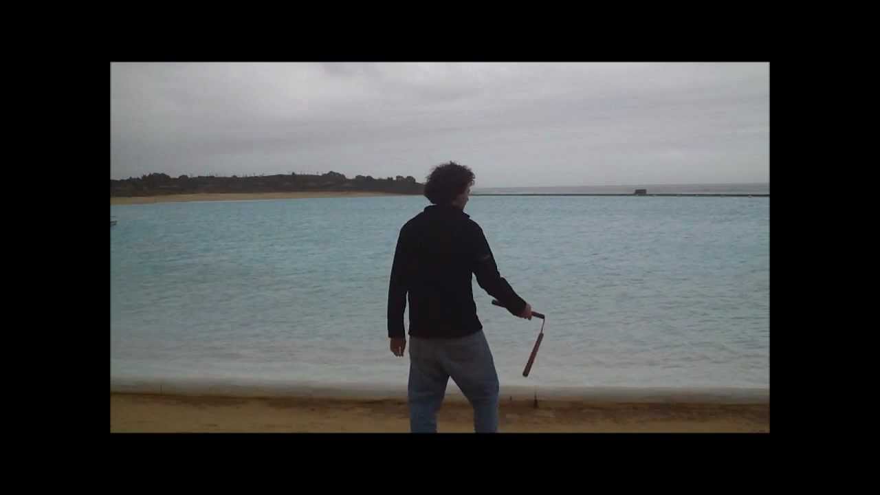 Nunchaku pass: up spin under the leg pass | Intermediate