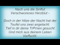 17798 Peter Schilling - In Der Hitze Der Nacht Lyrics