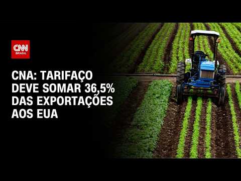 Agro: Tarifaço deve somar 36,5% das exportações aos EUA, afirma CNA | CNN 360°