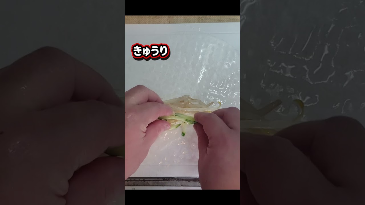 定番生春巻きと手作りチリソース #料理 #料理動画 #簡単レシピ #簡単ごはん #簡単ご飯 #レシピ #プレート #飯テロ #ライスぺーパー