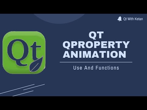 Qt QPropertyAnimation | Set Property Animation On Qt Control | Qt C++ | Qt Creator | Qt Tutorial