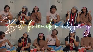 First Time Eating American Deli Mukbang|Best Friend Tag|Girls Trip Charlotte NC