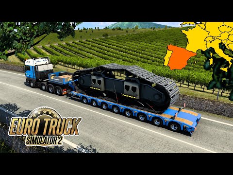 Felbermayr MAN TGX 41 640 with Nooteboom 8 Axle Lowbed Part 1
