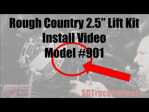 Rough Country 2.5" Suspension Lift Kit Installation Video -  Model # 901 / PERF679