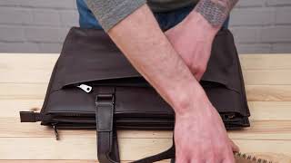 Сумка чоловіча 14399 Vintage коричнева