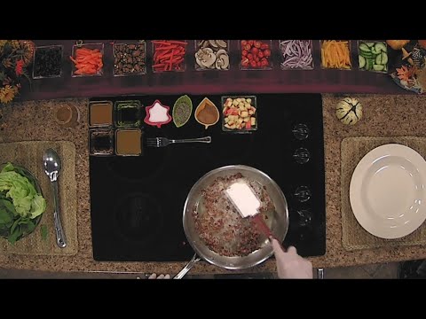 CIND: Chef Mark makes a Spinach Salad with Warm Bacon, Apple and Carmel Dressing Pt. 1