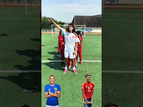 Football challenge Messi vs Ronaldo