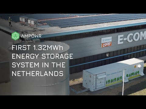 The Netherlands first 1.32MWh Smart Energy Storage System - AmpiFARM™