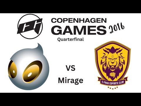 Copenhagen Games: Dignitas vs E-Frag (Quarterfinal) [Map 2 | Mirage]