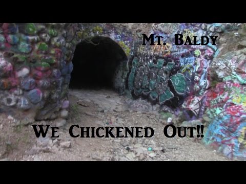 Inland Empire California - Creepy Tunnel in Mt Baldy!! I'll pass!!!
