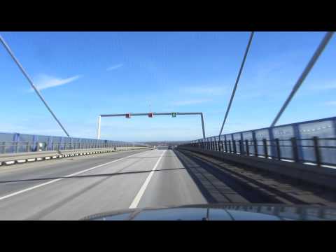 Fahrt über die RÜGENBRÜCKE