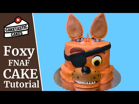 Tutorial per la torta del personaggio Foxy Five Nights at Freddy's (FNAF)