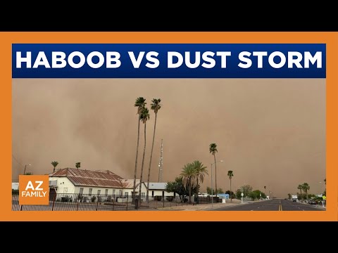 What's the difference between a haboob and a dust storm?