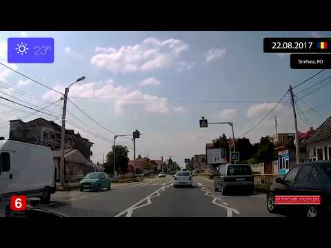 Driving from Strehaia to Drobeta-Turnu Severin (Romania) 22.08.2017 Timelapse x4