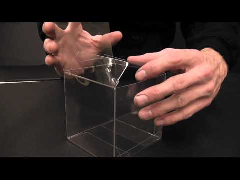 Crystal Clear Box Folding Instruction