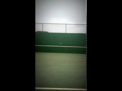 Tennis in the rain